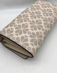 Kate Spade Natural Coated Canvas Flower Chain Crossbody Bag