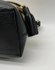 Kate Spade White Pebbled Leather Maria Porcelain Crossbody Bag