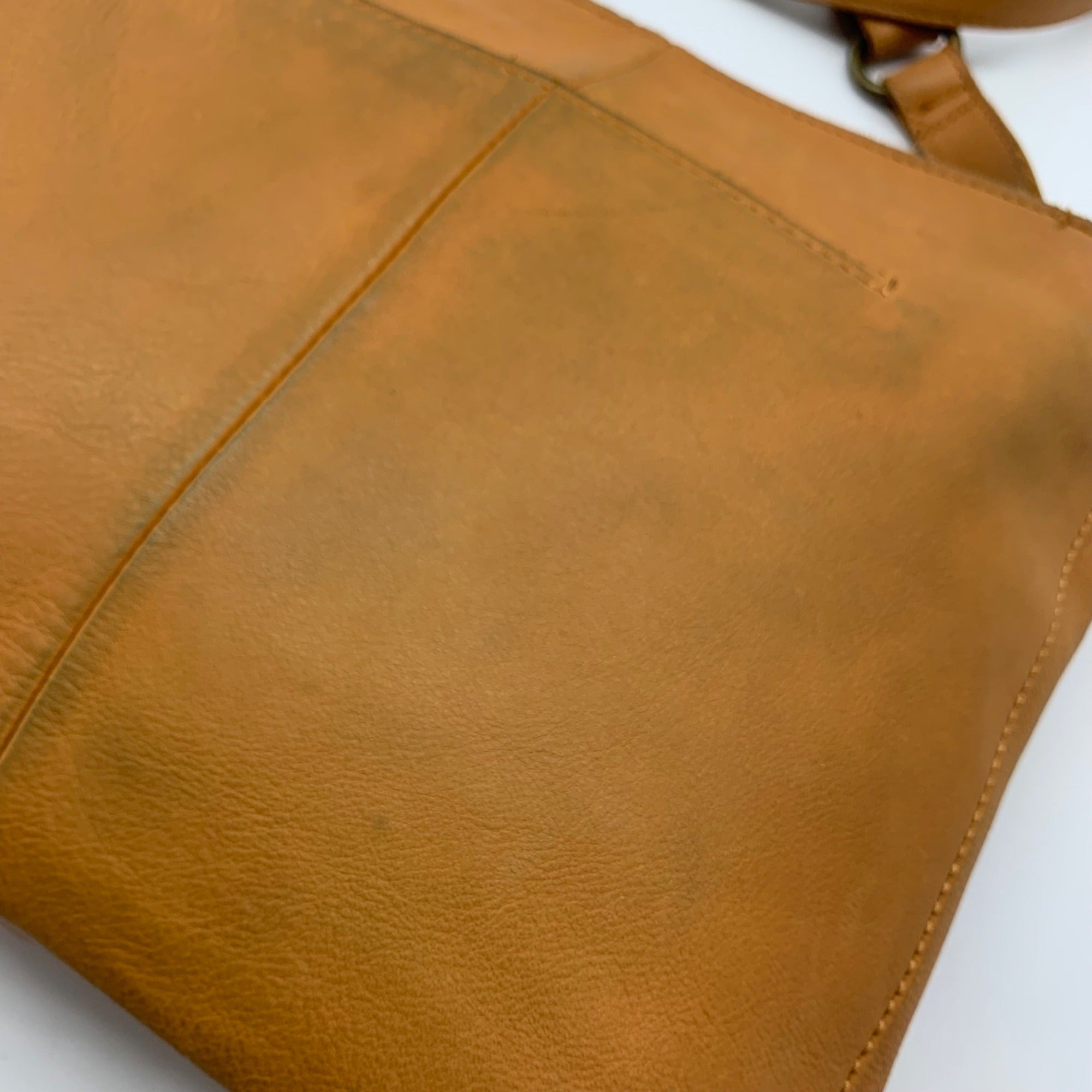 The Sak Tan Sunrise Heritage Leather Crossbody