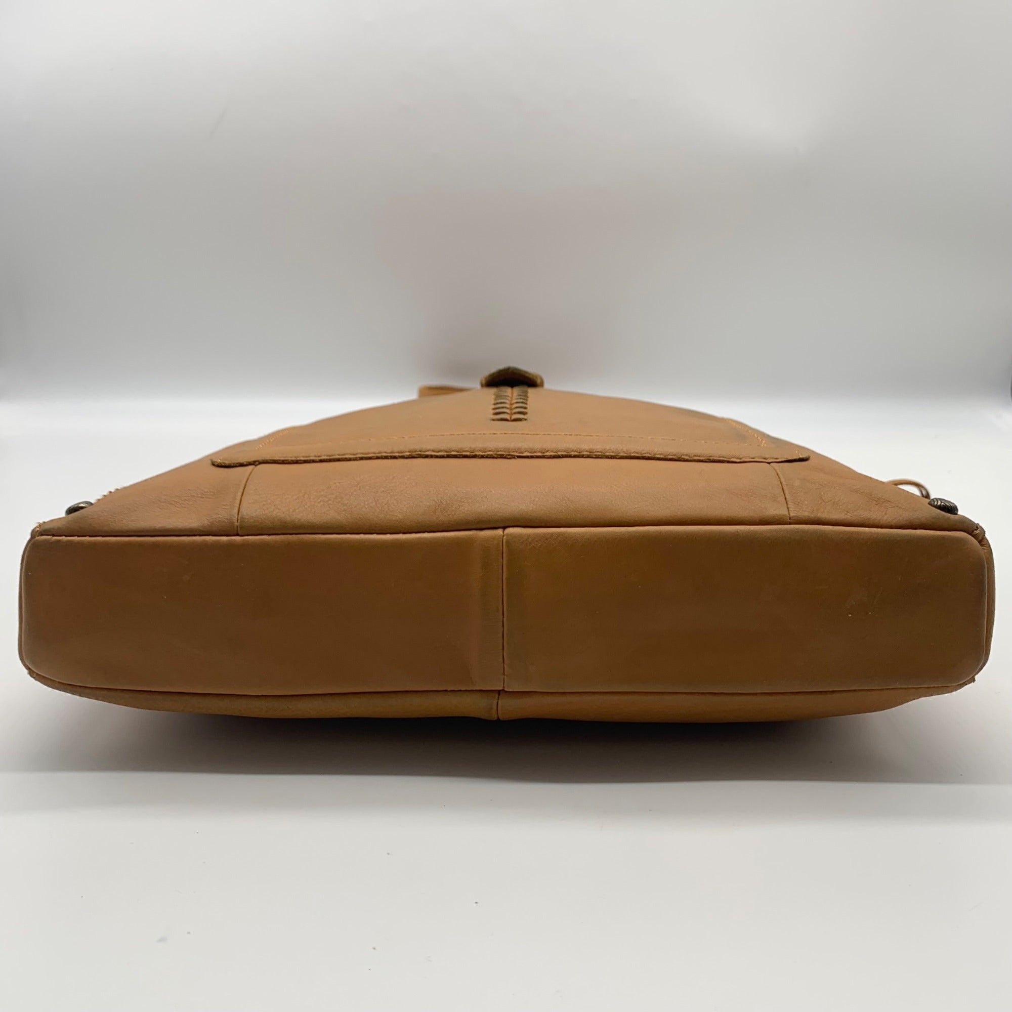 The Sak Tan Sunrise Heritage Leather Crossbody