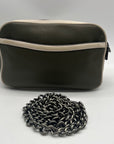 Coach Olive Green Color-Way Pebbled Leather Crossbody Bag-3041
