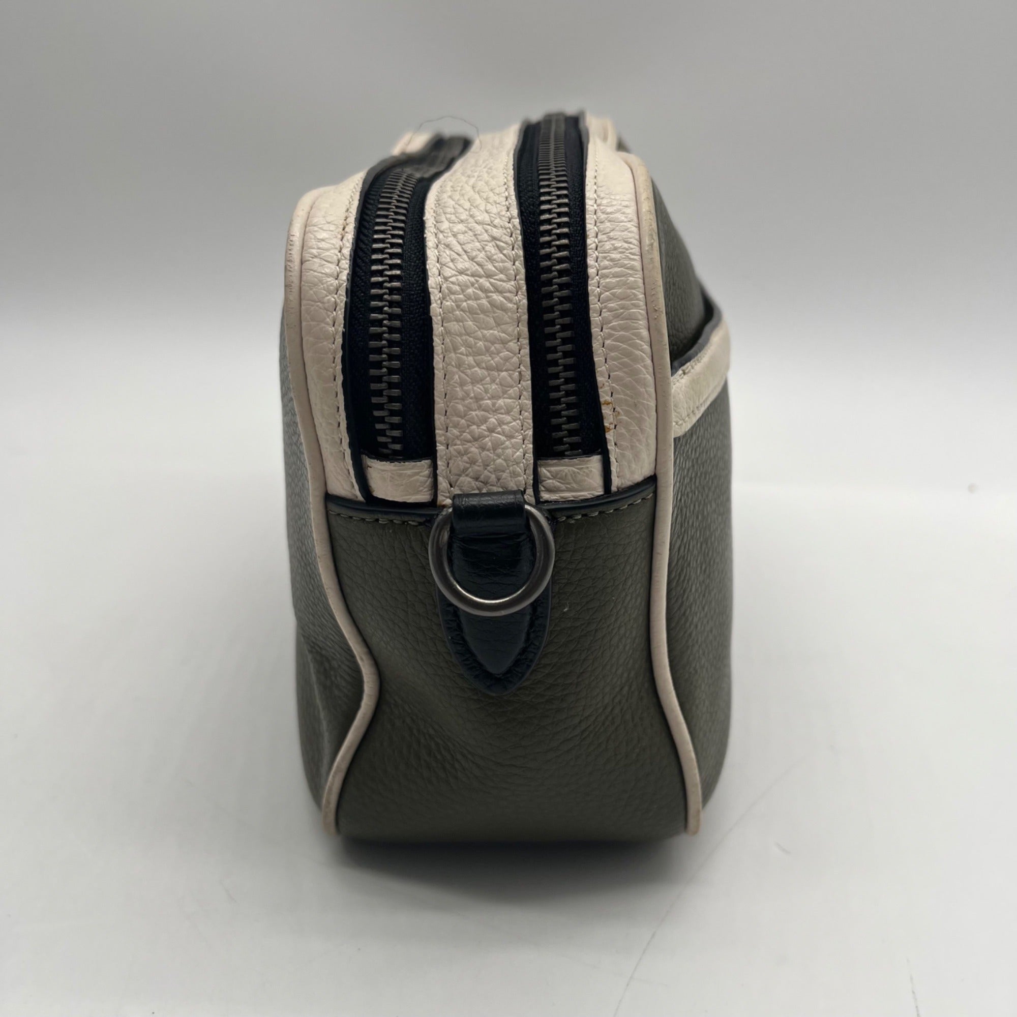 Coach Olive Green Color-Way Pebbled Leather Crossbody Bag-3041