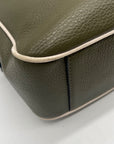 Coach Olive Green Color-Way Pebbled Leather Crossbody Bag-3041