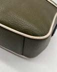Coach Olive Green Color-Way Pebbled Leather Crossbody Bag-3041