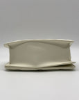Valentino Orlandi White Quilted Vegan Leather Crossbody