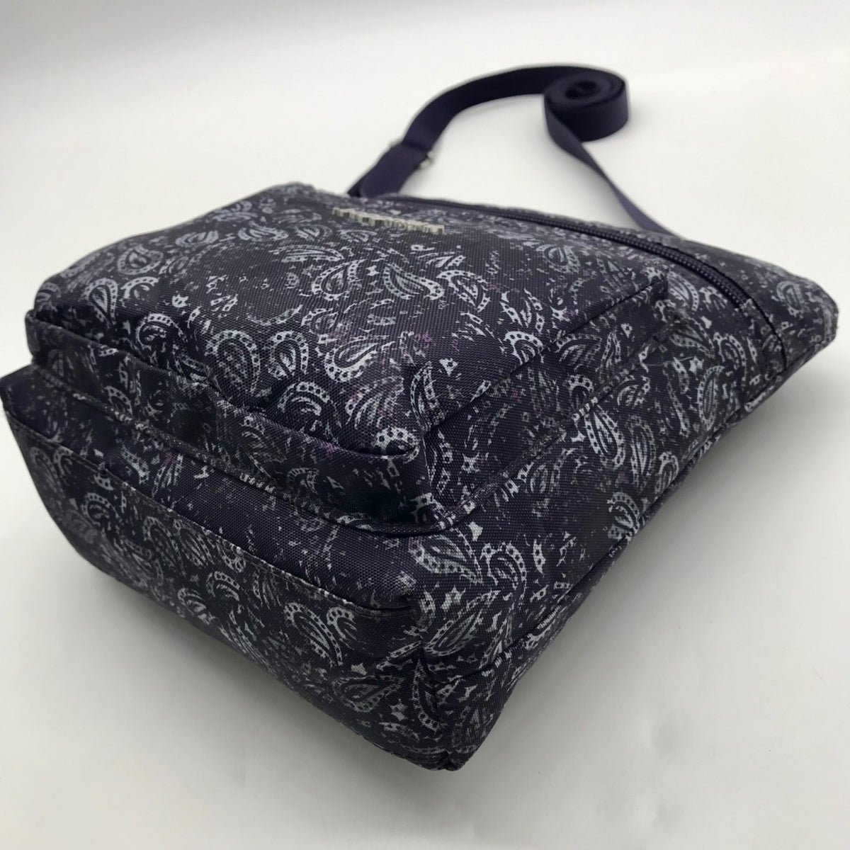 Baggallini Midnight Blossom Print Nylon Crossbody