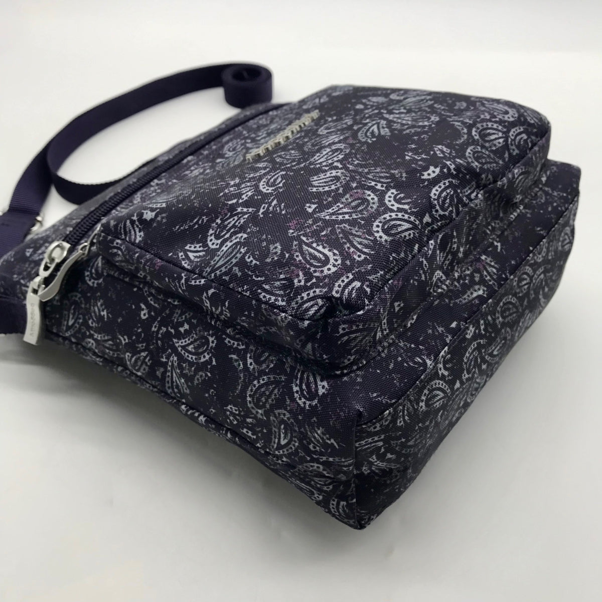 Baggallini Midnight Blossom Print Nylon Crossbody