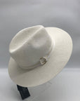 I.N.C. International Concepts White Knit Paper Panama Hat