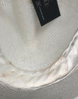 I.N.C. International Concepts White Knit Paper Panama Hat