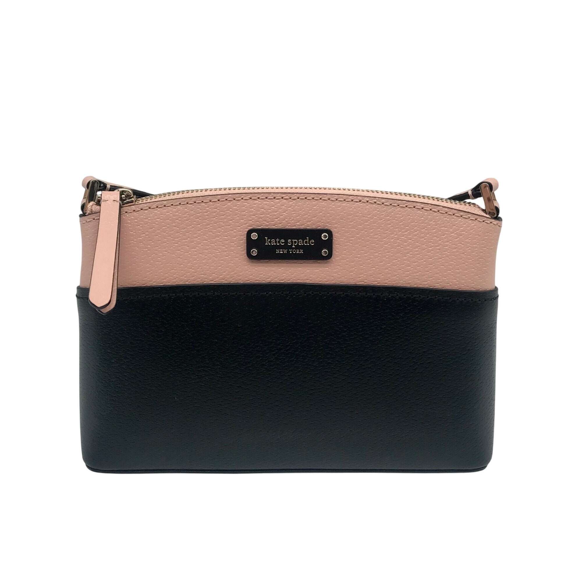 Kate Spade Black &amp; Light Pink Colorblock Leather Jeanne Crossbody