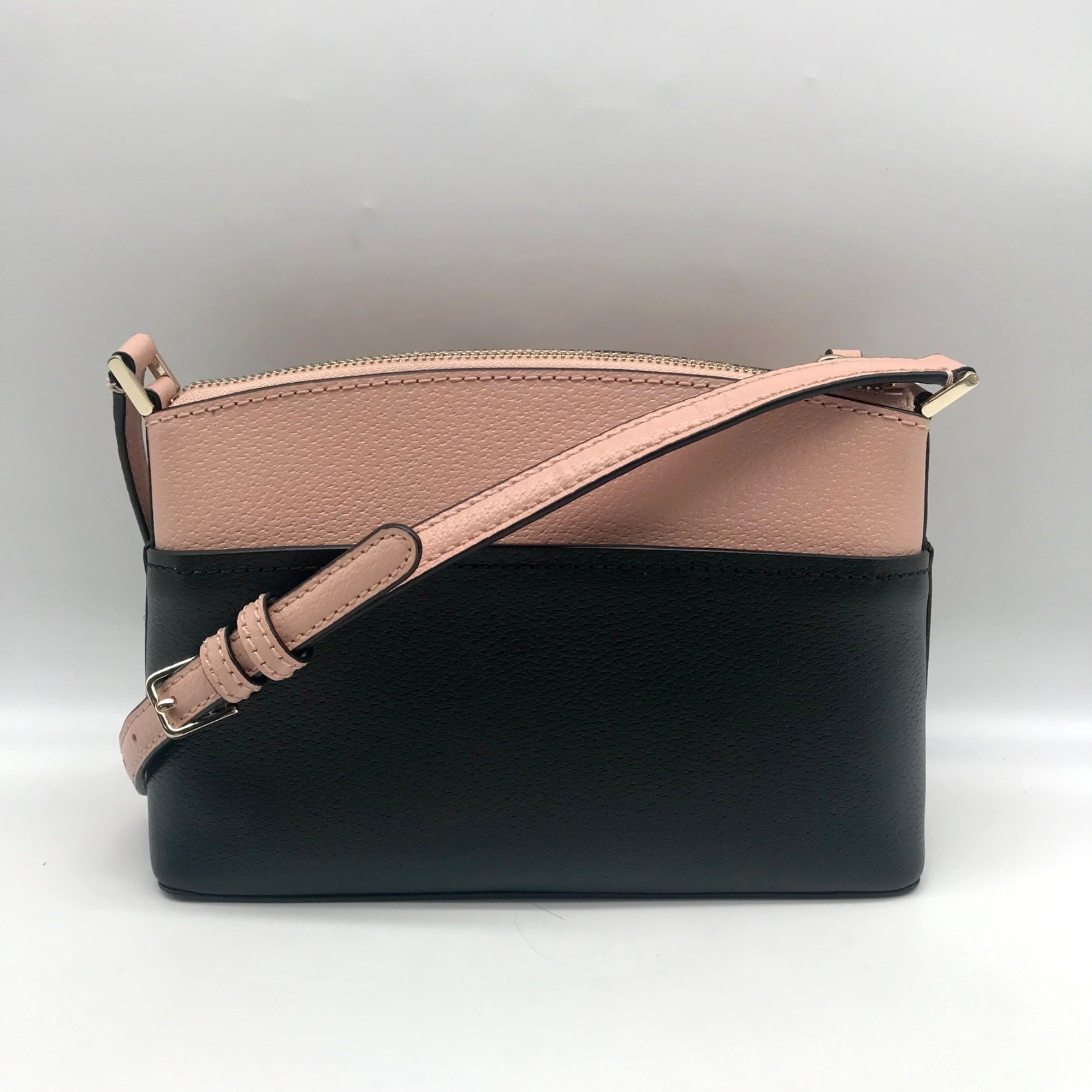 Kate Spade Black &amp; Light Pink Colorblock Leather Jeanne Crossbody