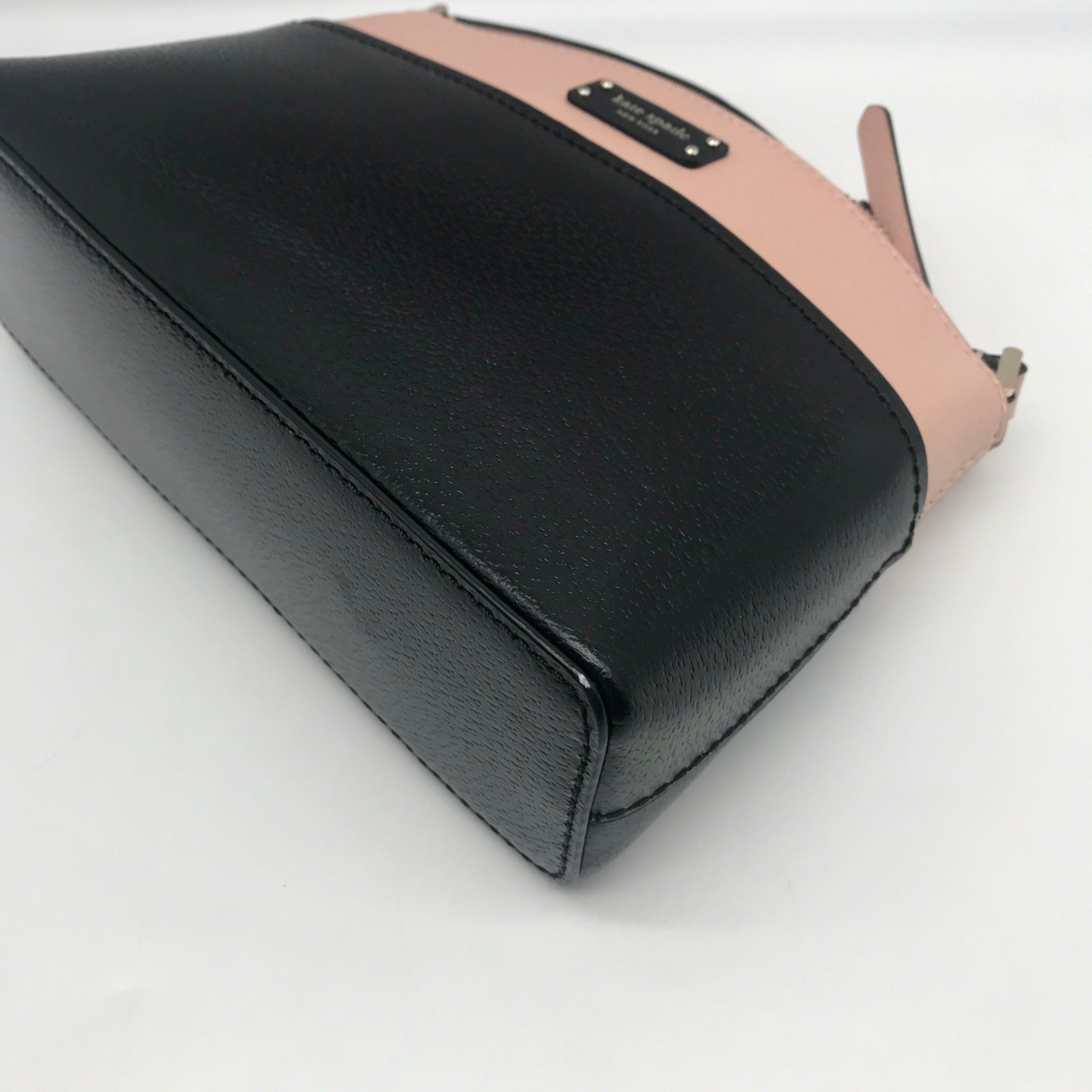 Kate Spade Black &amp; Light Pink Colorblock Leather Jeanne Crossbody