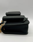 Like Dreams Black Bowtie Faux Leather Mini Bag