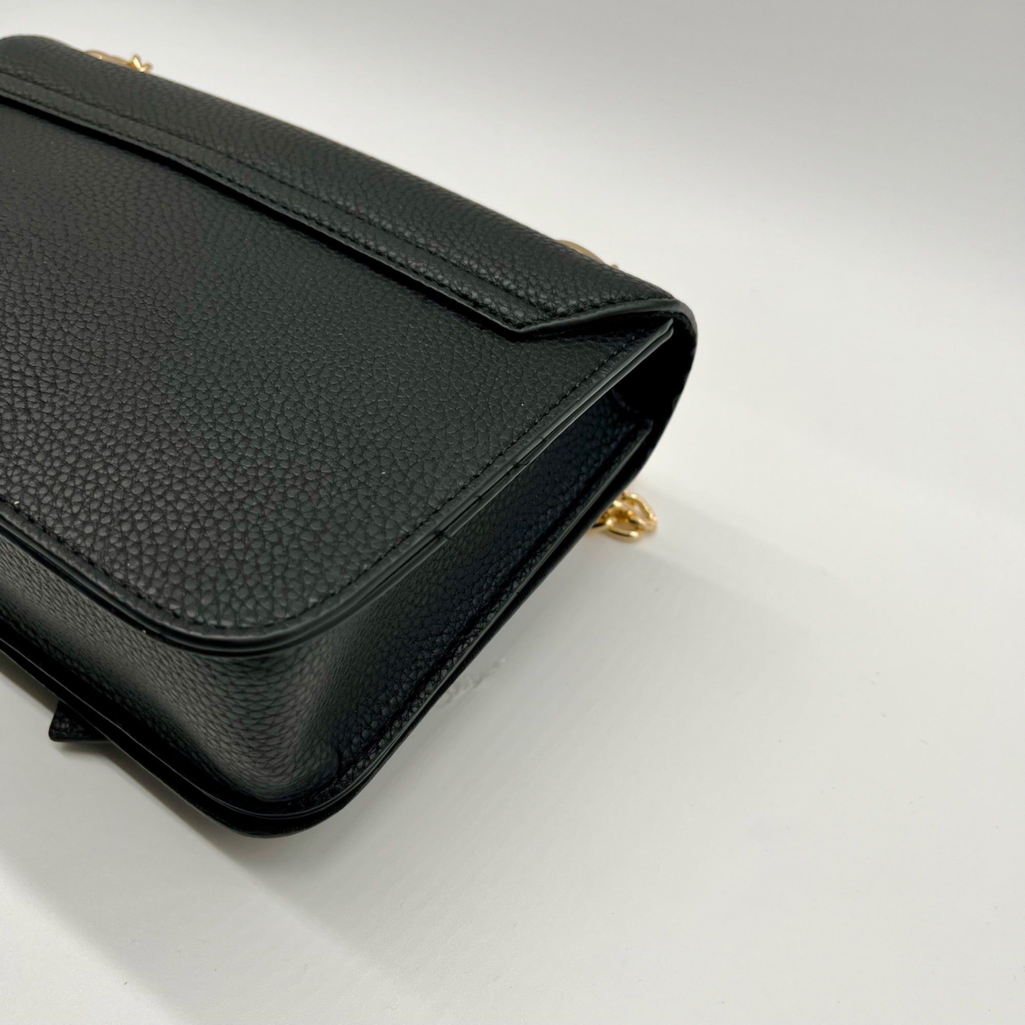 Like Dreams Black Bowtie Faux Leather Mini Bag