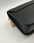Like Dreams Black Bowtie Faux Leather Mini Bag