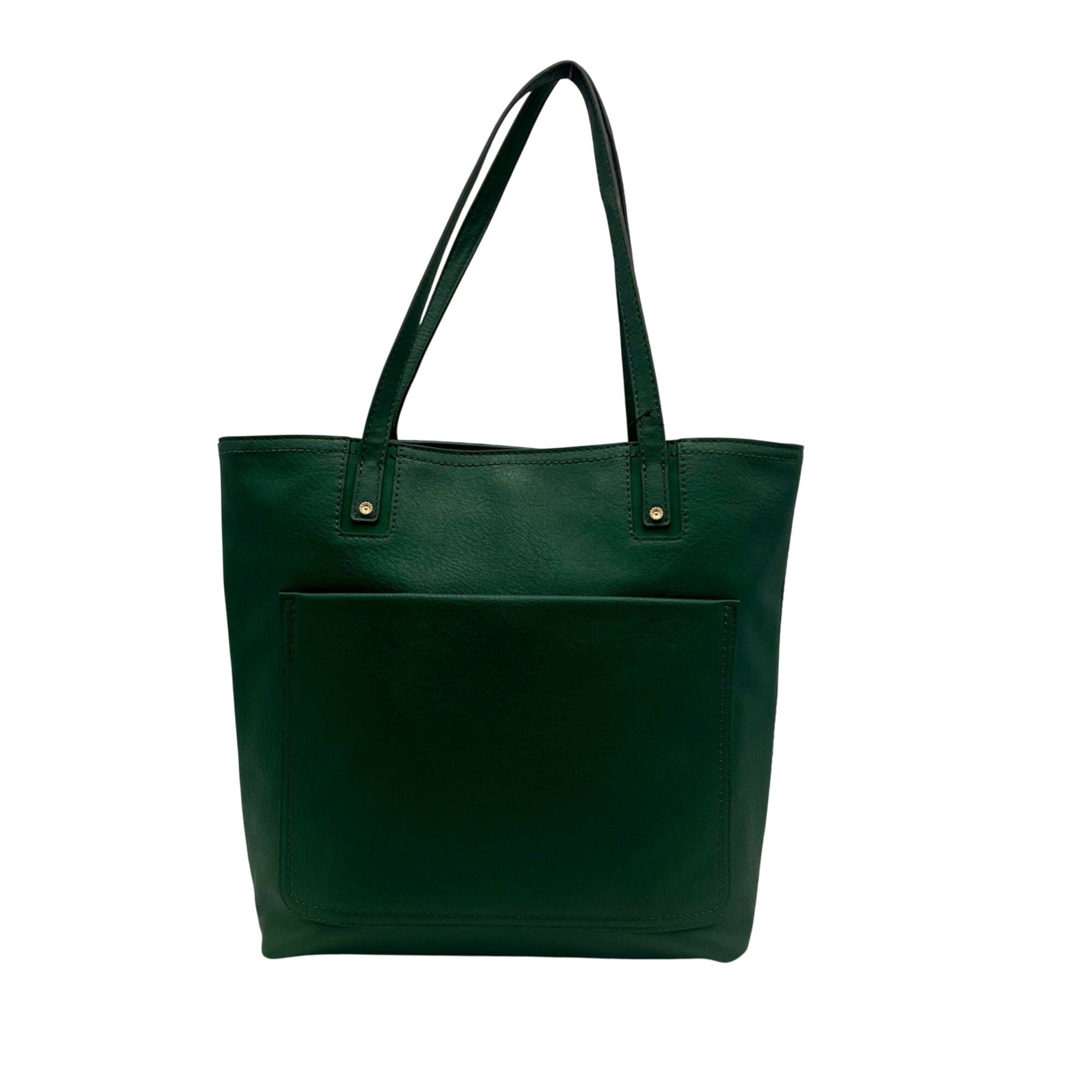 Lauren Conrad Green Leather Tote Bag