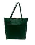 Lauren Conrad Green Leather Tote Bag