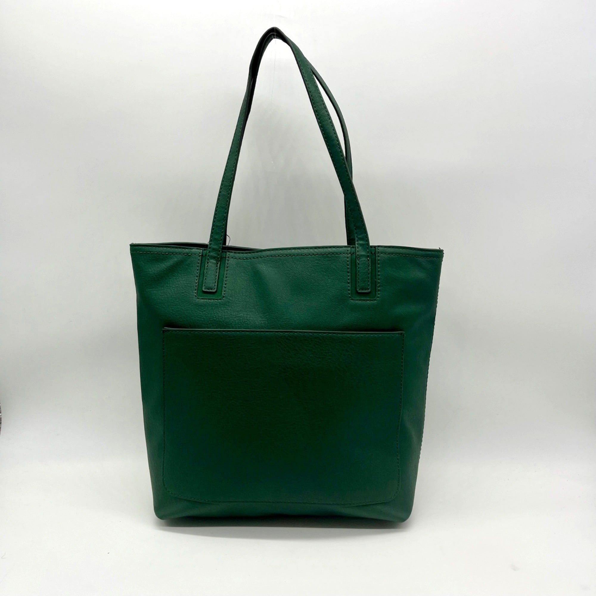 Lauren Conrad Green Leather Tote Bag