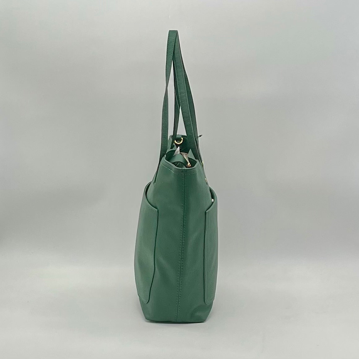 Lauren Conrad Green Leather Tote Bag