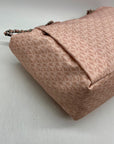 Michael Kors Pink Georgia Extra Large Top Zip Tote Bag