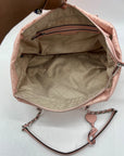 Michael Kors Pink Georgia Extra Large Top Zip Tote Bag