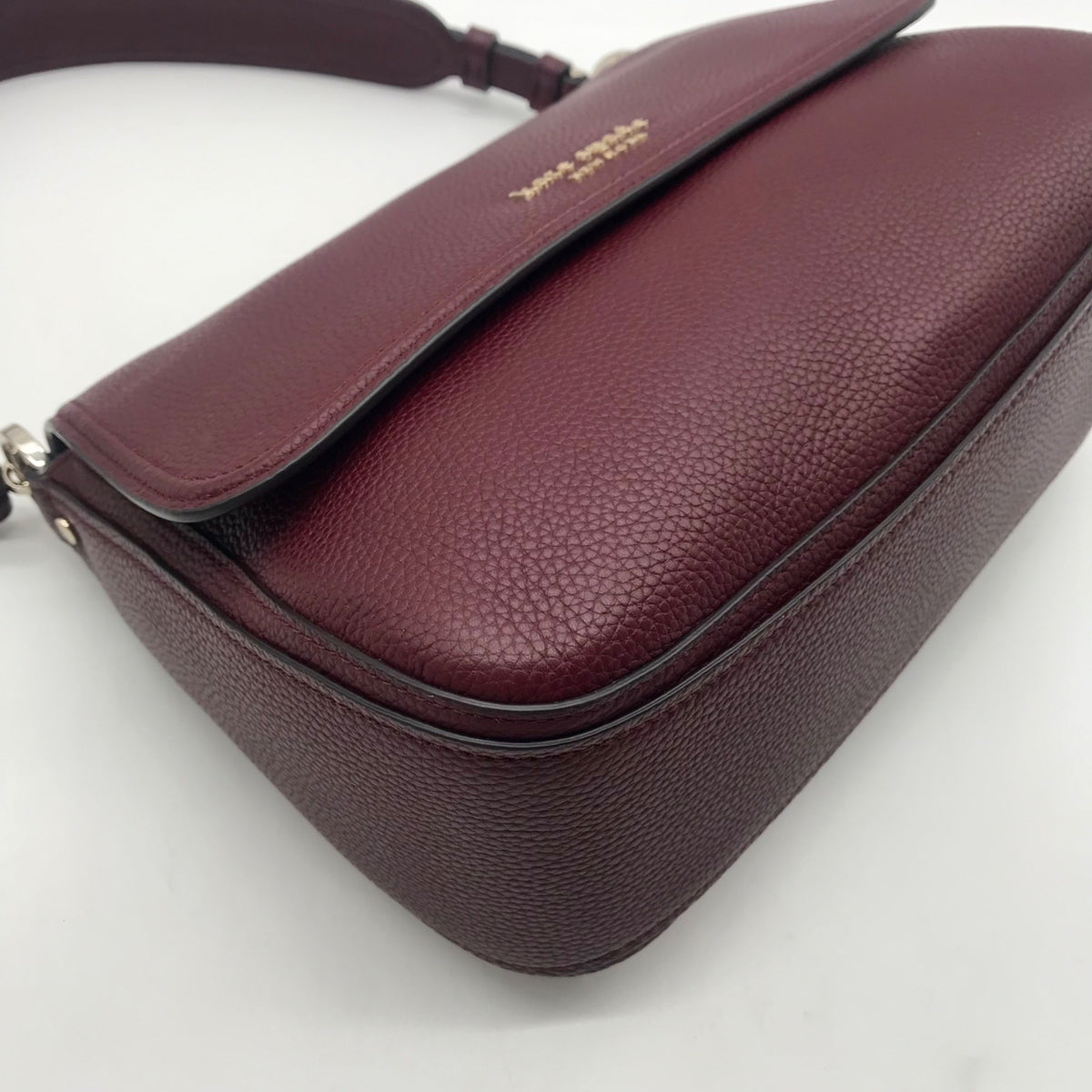 Kate Spade New York Plum Pebbled Leather Bag