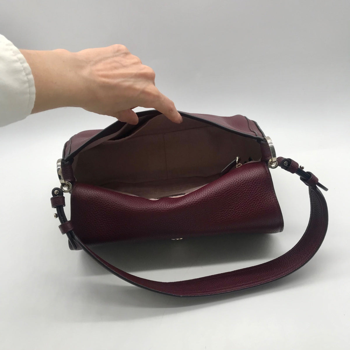 Kate Spade New York Plum Pebbled Leather Bag