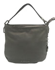 Michael Kors Grey Pebbled Leather Crossbody Hobo