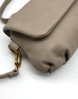 Hobo Taupe Pebbled Leather Harley Crossbody Sling