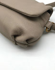 Hobo Taupe Pebbled Leather Harley Crossbody Sling