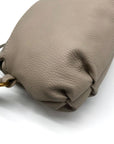 Hobo Taupe Pebbled Leather Harley Crossbody Sling