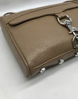 Rebecca Minkoff Taupe Pebbled Leather Mac Crossbody Bag