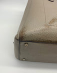 Kate Spade Gray Pebbled Leather Shawna Carter Tote Bag