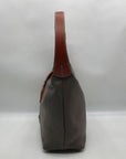 Dooney & Bourke Gray Pebbled Grain Leather Paige Sac Shoulder Bag
