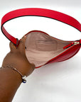 Kate Spade Red Pebbled Leather Shoulder Bag