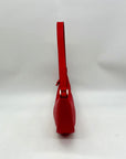 Kate Spade Red Pebbled Leather Shoulder Bag