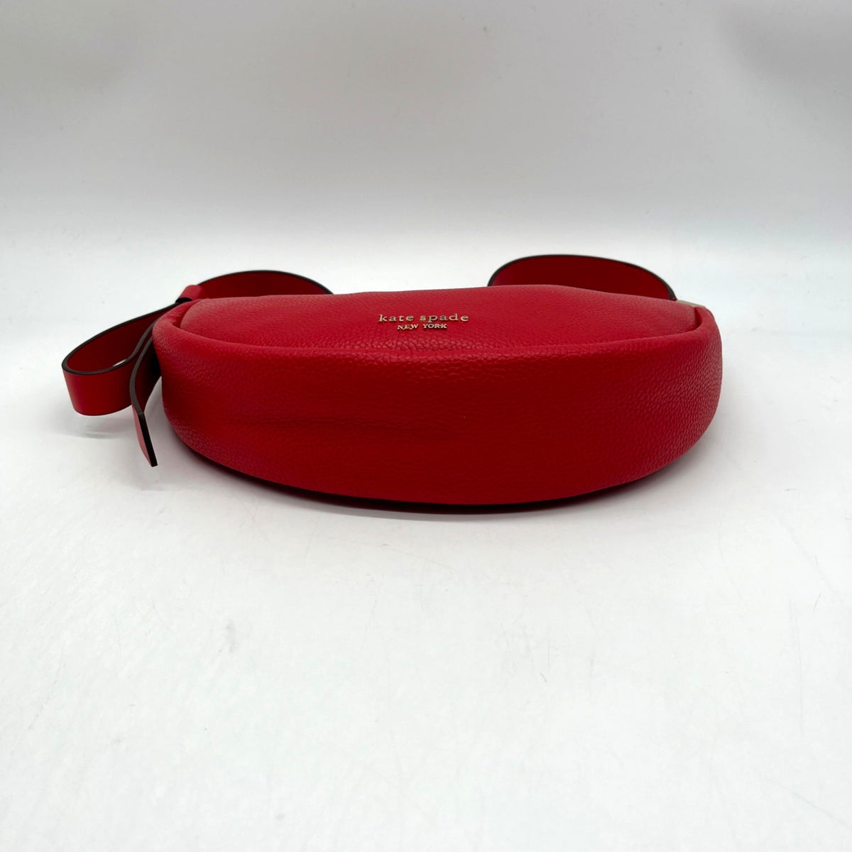 Kate Spade Red Pebbled Leather Shoulder Bag