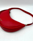 Kate Spade Red Pebbled Leather Shoulder Bag