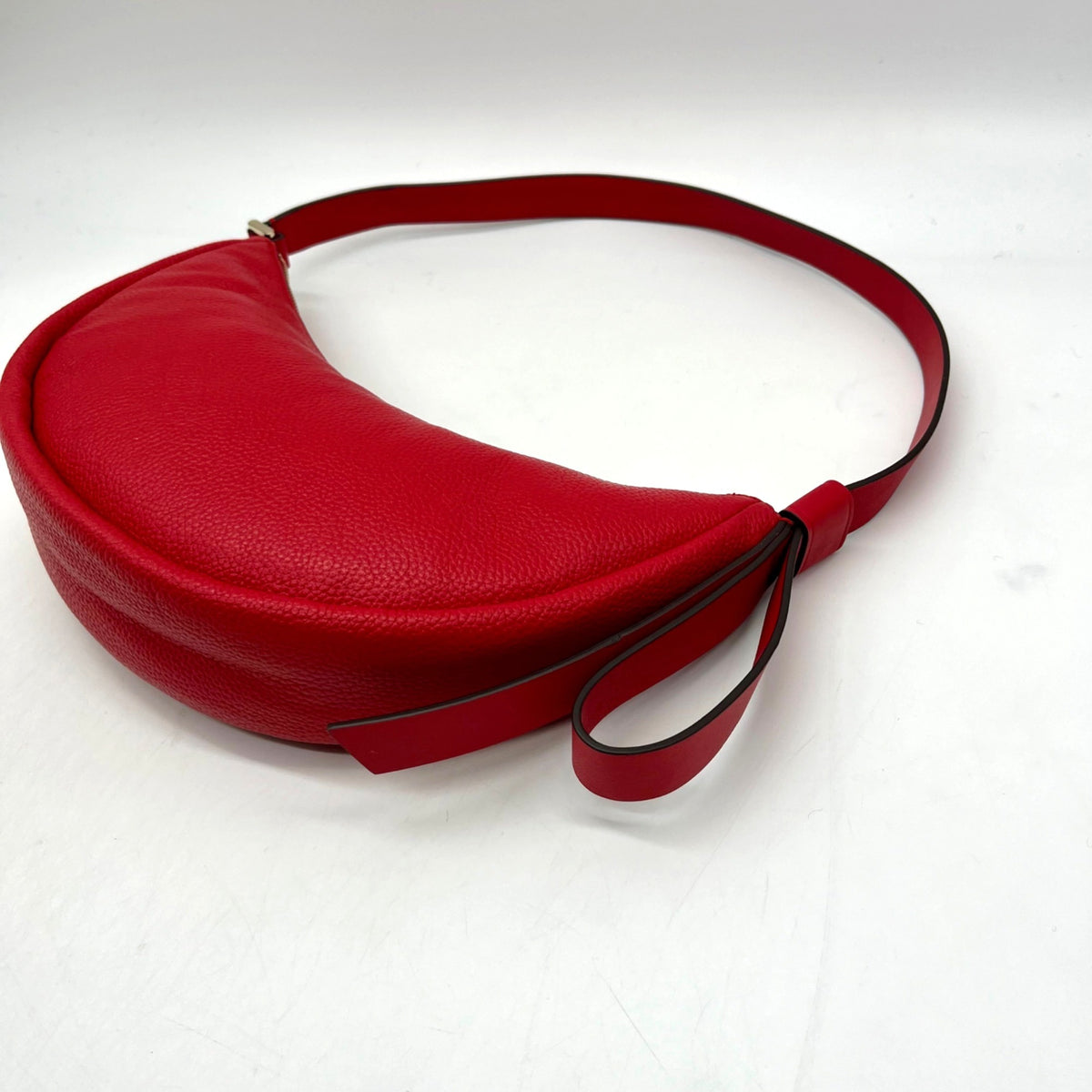 Kate Spade Red Pebbled Leather Shoulder Bag
