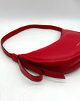 Kate Spade Red Pebbled Leather Shoulder Bag