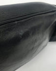 Bally Black Leather Quilted Lambskin Belt Bag