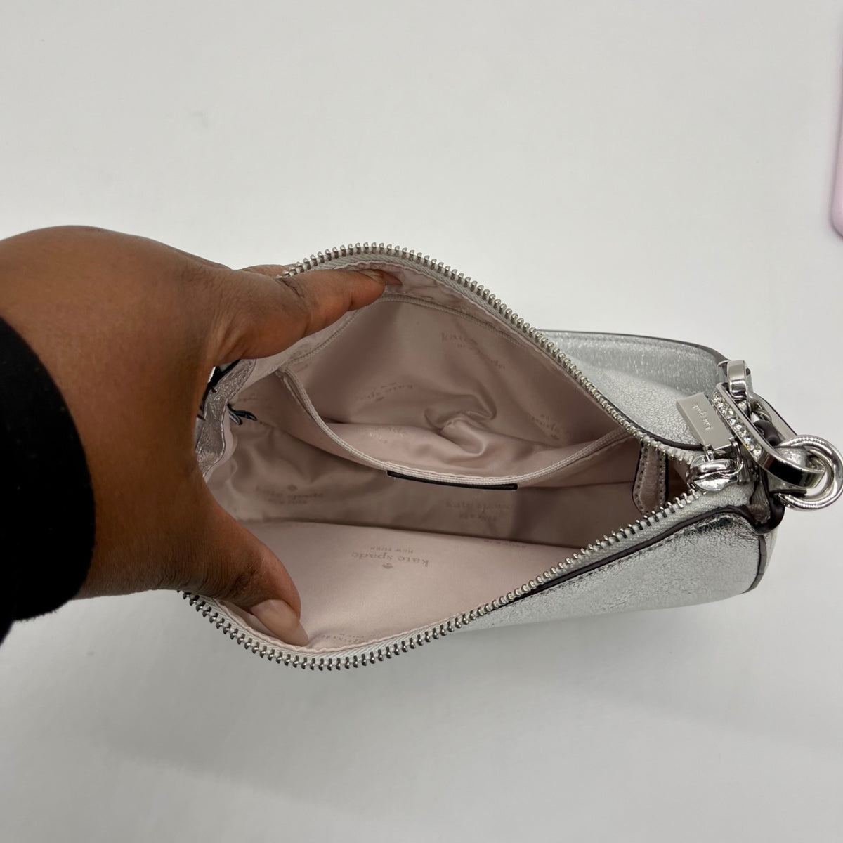 Kate Spade Silver Shoulder Bag