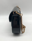 Sam Edelman Black Patent Leather Shoulder Bag
