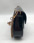Sam Edelman Black Patent Leather Shoulder Bag