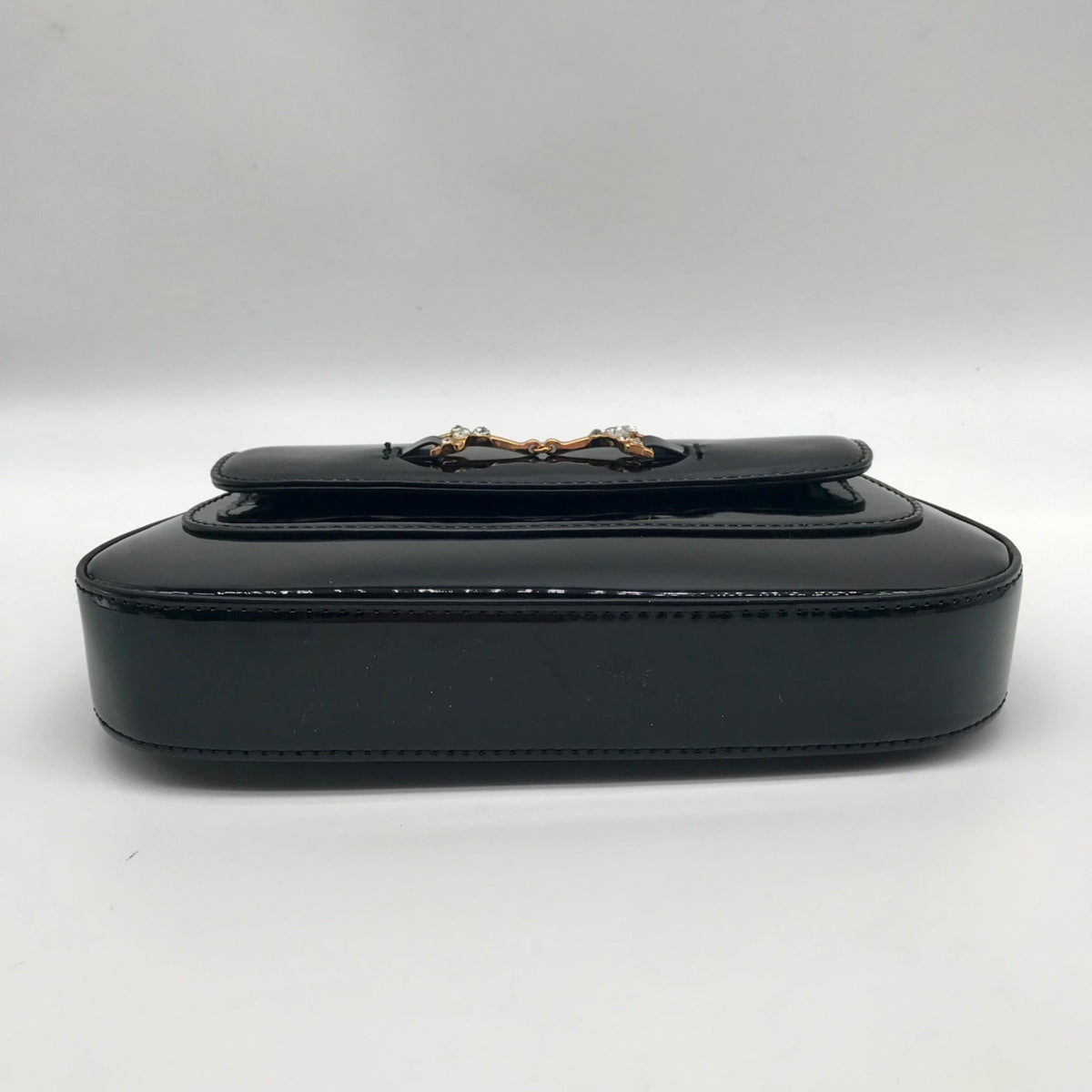 Sam Edelman Black Patent Leather Shoulder Bag