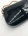 Sam Edelman Black Patent Leather Shoulder Bag