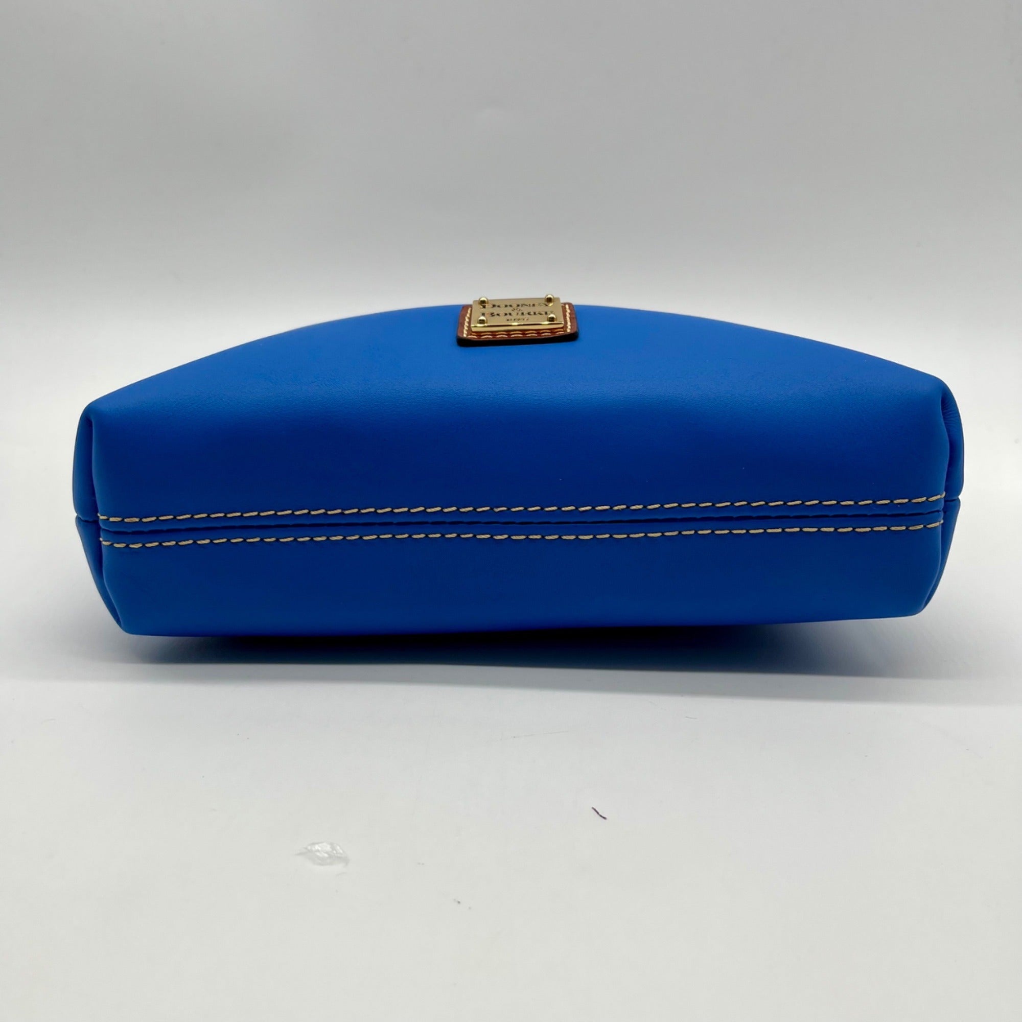 Dooney &amp; Bourke Kirby Robin Blue Smooth Leather Crossbody Bag