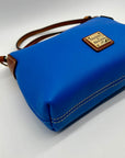 Dooney & Bourke Kirby Robin Blue Smooth Leather Crossbody Bag