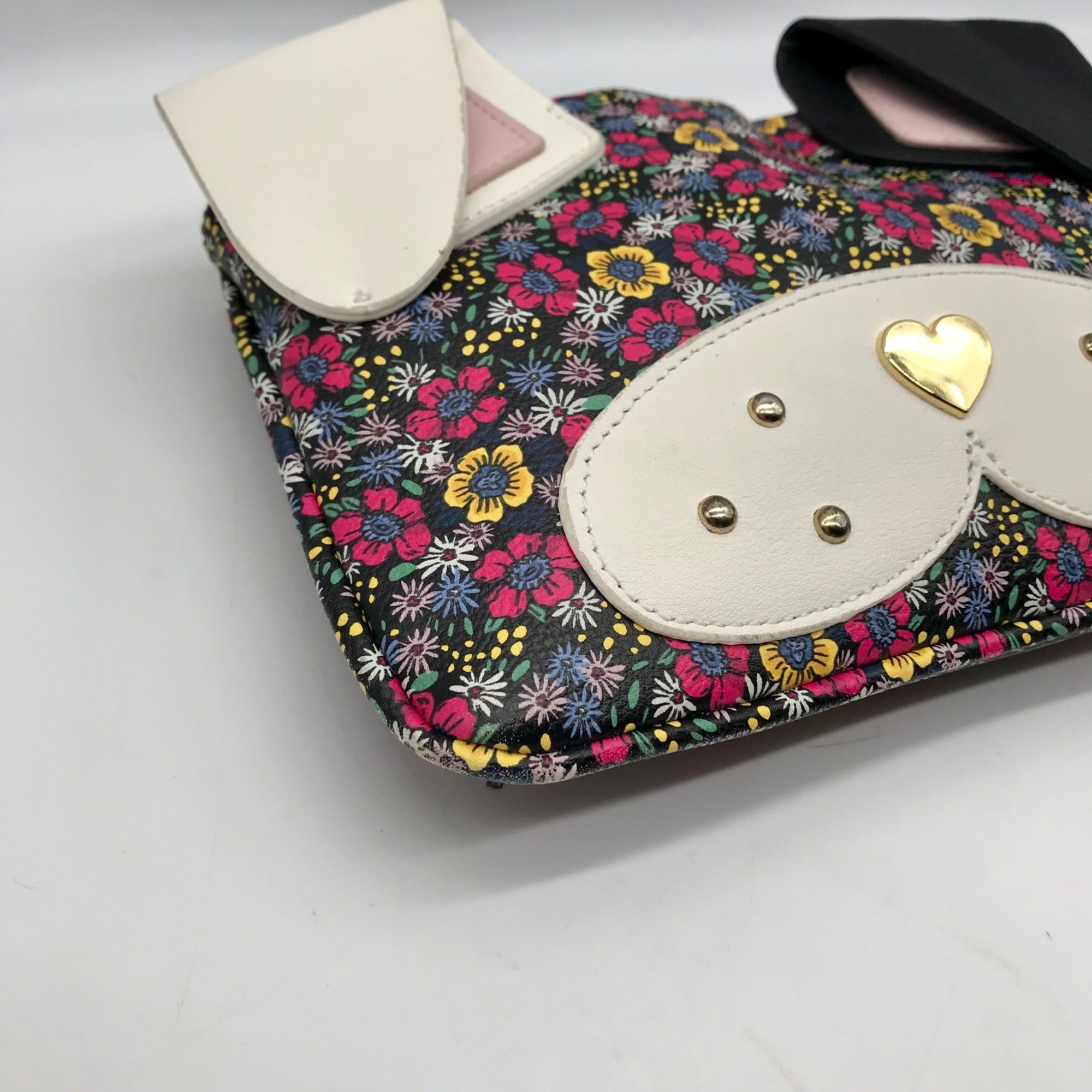 Betsy Johnson Multicolor Frenchie Puppy Crossbody Bag With Wallet