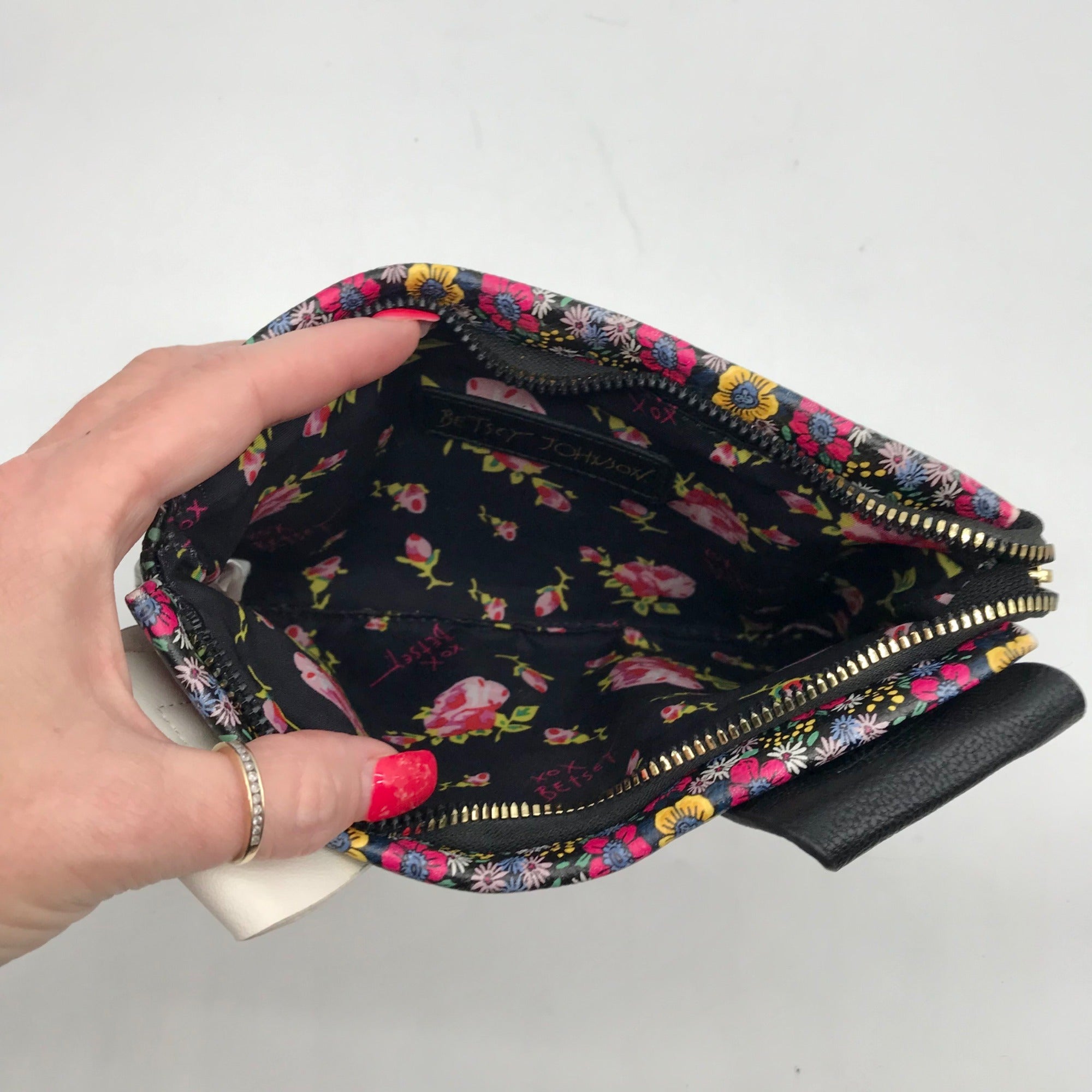 Betsy Johnson Multicolor Frenchie Puppy Crossbody Bag With Wallet